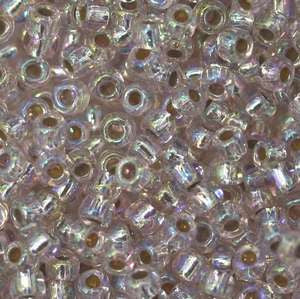 11/o Japanese Seed Bead 0640B Silverlined Rainbow - Beads Gone Wild
