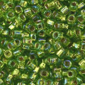 11/o Japanese Seed Bead 0646 Silverlined Rainbow - Beads Gone Wild
