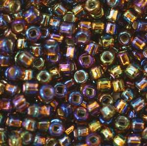 11/o Japanese Seed Bead 0648 Silverlined Rainbow - Beads Gone Wild

