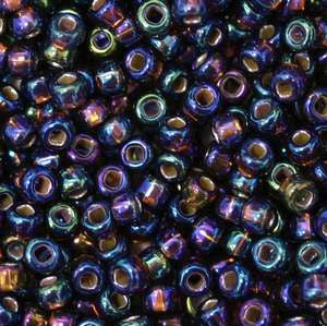 11/o Japanese Seed Bead 0648A Silverlined Rainbow - Beads Gone Wild
