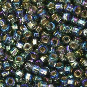 11/o Japanese Seed Bead 0649 Silverlined Rainbow - Beads Gone Wild
