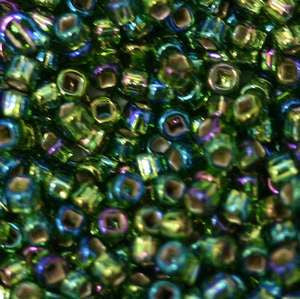 11/o Japanese Seed Bead 0650 Silverlined Rainbow - Beads Gone Wild
