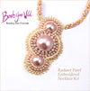Radiant Pearl Bead Embroidered Necklace Kit