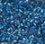11/o Hex Seed Bead Gold-Lined Rainbow Topaz - Beads Gone Wild