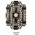 Rhodium Plated 7 Strand Deco-Jet (Made in Germany) - Beads Gone Wild
