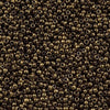 11/o Japanese Seed Bead 1705 npf Gold Marbled - Beads Gone Wild