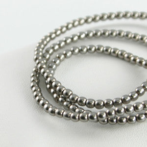 2mm Czech Pearl Latte 150 pcs - Beads Gone Wild
