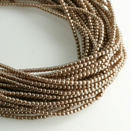 2mm Czech Pearl Deer 150 pcs - Beads Gone Wild
