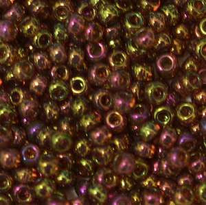 8/O Japanese Seed Beads Gold Luster 301 - Beads Gone Wild
