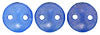 Lentil 6mm 2 holes Halo Ultramarine 50pcs - Beads Gone Wild
