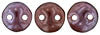 Lentil 6mm 2 holes Siam Ruby Vega 50pcs - Beads Gone Wild
