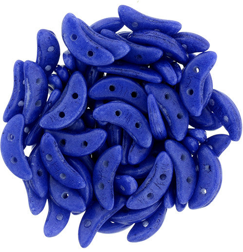 CT Opaque Rivers Crescent Bead - Beads Gone Wild
