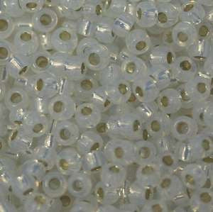 8/O Japanese Seed Beads Alabaster Silverlined 551 - Beads Gone Wild
