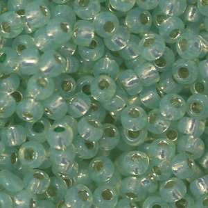 6/O Japanese Seed Beads Alabaster Silverlined 571A npf - Beads Gone Wild
