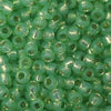6/O Japanese Seed Beads Alabaster Silverlined 572A npf - Beads Gone Wild