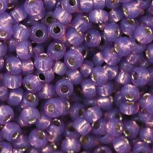 6/O Japanese Seed Beads Alabaster Silverlined 574A npf - Beads Gone Wild
