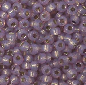 6/O Japanese Seed Beads Alabaster Silverlined 574B npf - Beads Gone Wild
