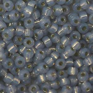6/O Japanese Seed Beads Alabaster Silverlined 576 npf - Beads Gone Wild
