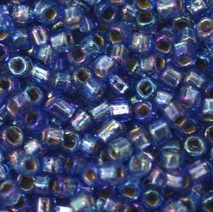 15/O Japanese Seed Beads Silverlined Rainbow 642 - Beads Gone Wild
