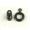 Base Metal Ball & Socket Clasp 8mm Gun Metal Color2/sets - Beads Gone Wild