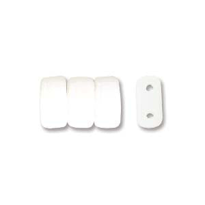 Bricks 3x6mm ALABASTER 50pcs - Beads Gone Wild
