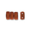 Bricks 3x6mm UMBER UMBER 50pcs - Beads Gone Wild