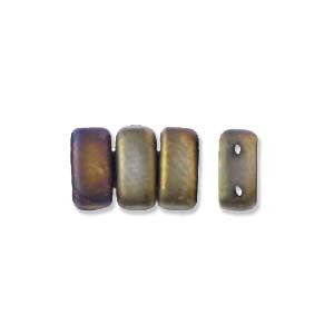 Bricks 3x6mm IRIS BRWN MATTE 50pcs - Beads Gone Wild
