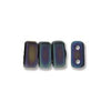 Bricks 3x6mm IRIS BLUE MATTE 50pcs - Beads Gone Wild