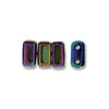 Bricks 3x6mm BLUE IRIS 50pcs - Beads Gone Wild