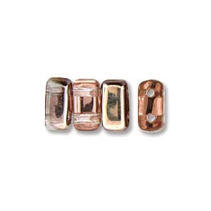 Bricks 3x6mm (GOLD) APOLLO 50pcs - Beads Gone Wild
