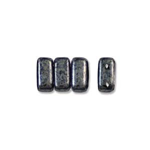 Bricks 3x6mm HEMATITE HEMATITE 50pcs - Beads Gone Wild
