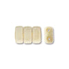 Bricks 3x6mm LSTR CHAMPAGNE OPAQUE 50pcs - Beads Gone Wild