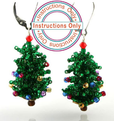 Christmas tree discount earrings instructions