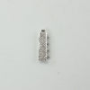 4-Strand Rhodium 25mmx10mm (Made in Germany) - Beads Gone Wild