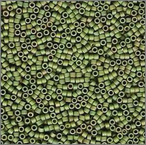 11/o Delica DB 0372 Light Yellow - Green M MA - Beads Gone Wild
