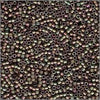 11/o Delica DB 0380 Rose / Green MR MA