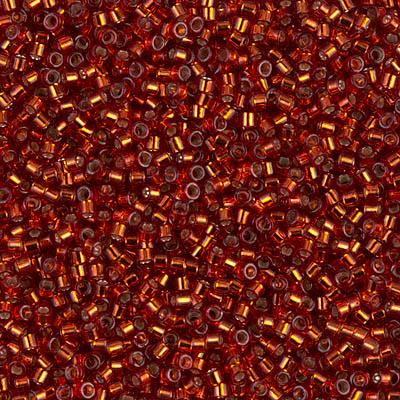 11/o Delica DB 0601 Reddish Orange T/sl (d)