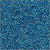 11/o Delica DB 0905 Crystal / Blue ICL