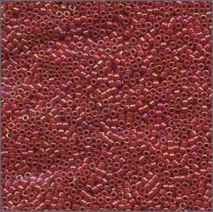 10/o Delica DBM 0162 Opaque Red AB - Beads Gone Wild
