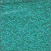 10/o Delica DBM 0166 Opaque Turquoise AB - Beads Gone Wild