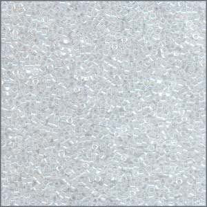 10/o Delica DBM 0231 Crystal / White Luster - Beads Gone Wild
