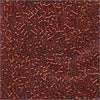 10/o Delica DBM 0603 Silver Lined Burnt Orange Dyed - Beads Gone Wild