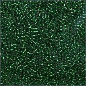 10/o Delica DBM 0605 Silver Lined Olive Dyed - Beads Gone Wild
