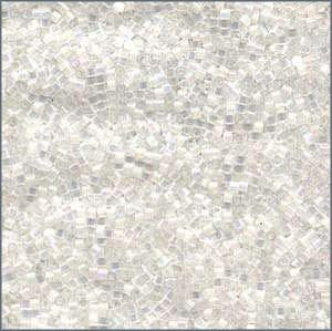 10/o Delica DBM 0670 Crystal AB Silk Satin - Beads Gone Wild
