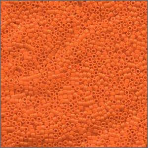10/o Delica DBM 0722 Opaque Orange - Beads Gone Wild
