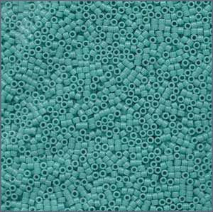 10/o Delica DBM 0729 Opaque Turquoise AB - Beads Gone Wild
