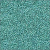 10/o Delica DBM 0878 Matte Opaque Turquoise AB - Beads Gone Wild