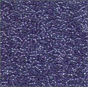 10/o Delica DBM 0906 Sparkling Purple Lined Crystal - Beads Gone Wild

