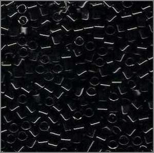 8/o Delica DBL 0010 Black OP - Beads Gone Wild
