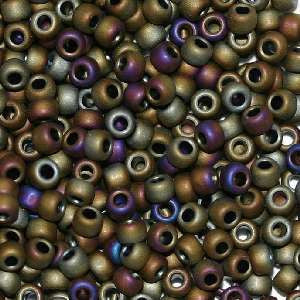 8/O Japanese Seed Beads Frosted F455B - Beads Gone Wild
